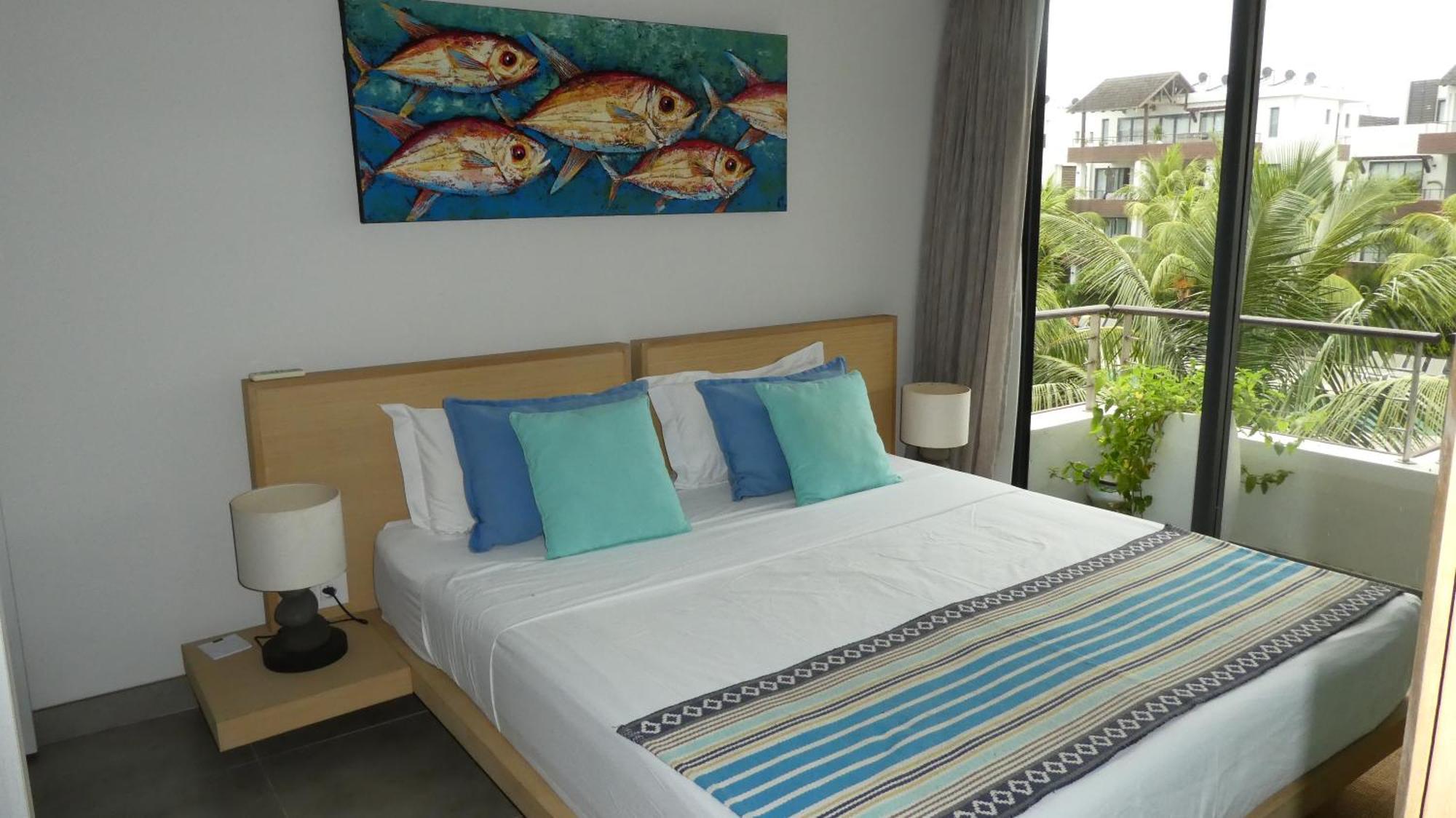 Appartement Le Dauphin Du Lagon Bleu - Plages De Mont Choisy Et De Trou Aux Biches グランベ エクステリア 写真