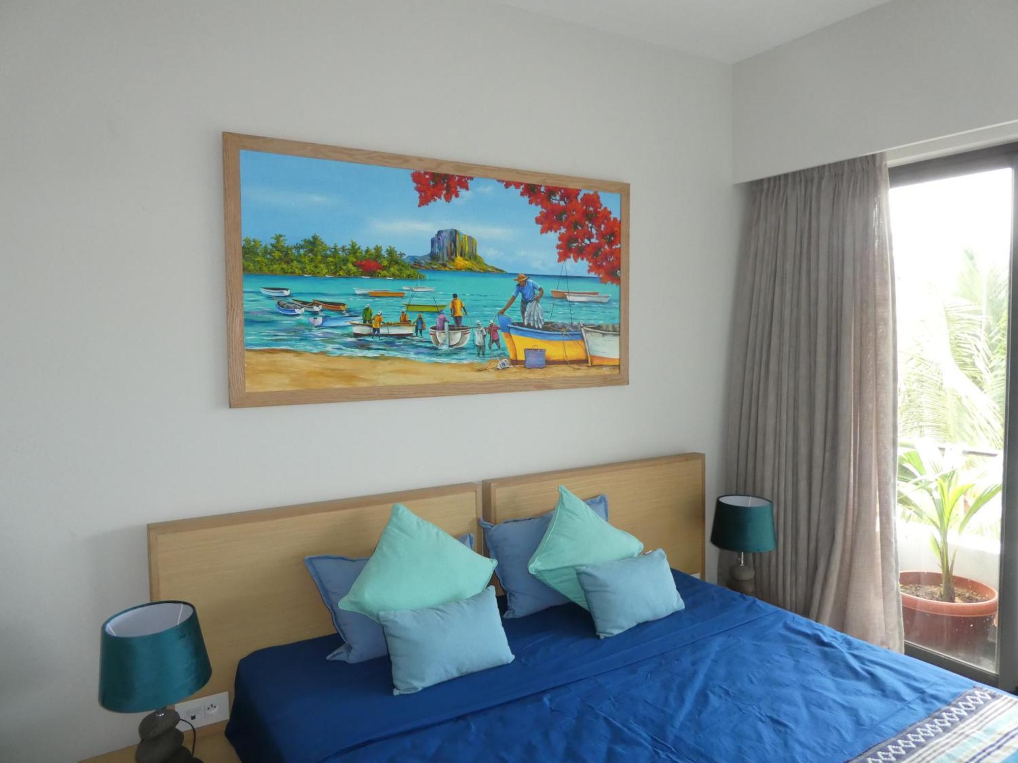 Appartement Le Dauphin Du Lagon Bleu - Plages De Mont Choisy Et De Trou Aux Biches グランベ エクステリア 写真